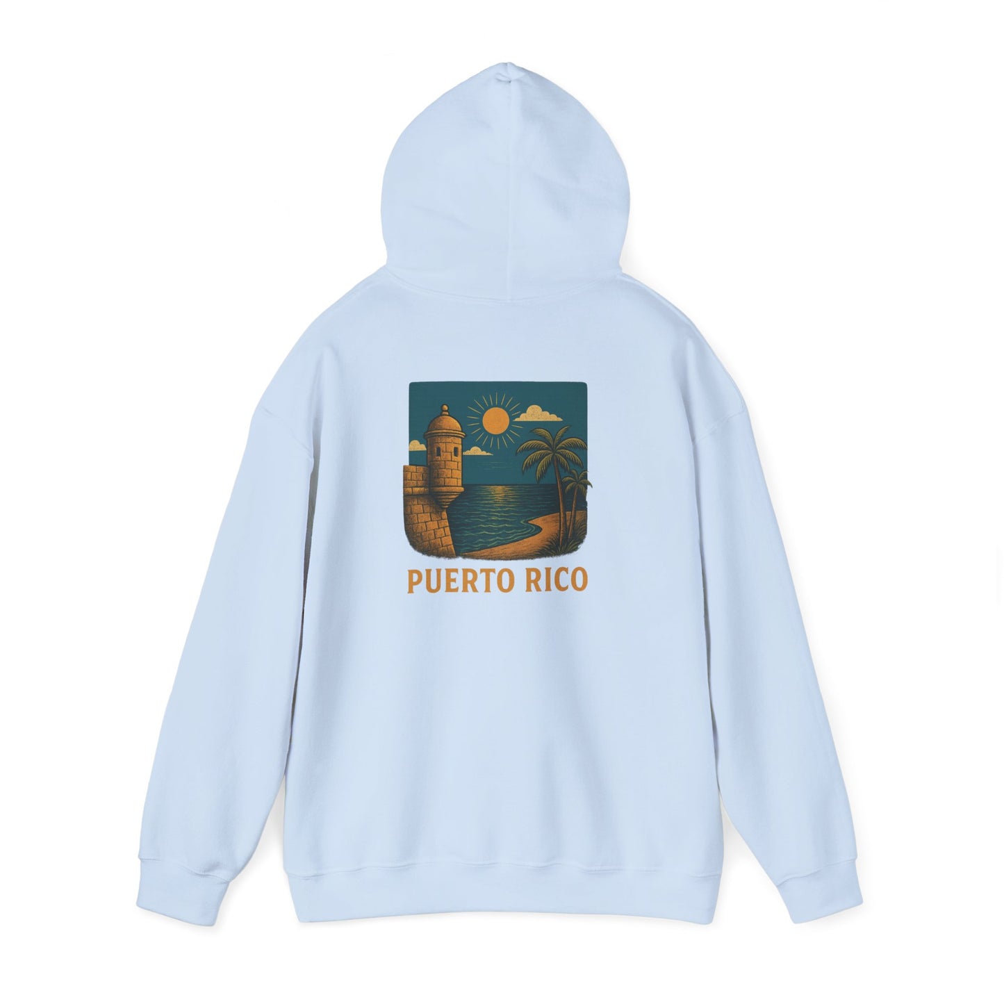 Puerto Rico Retro Sunset Hoodie