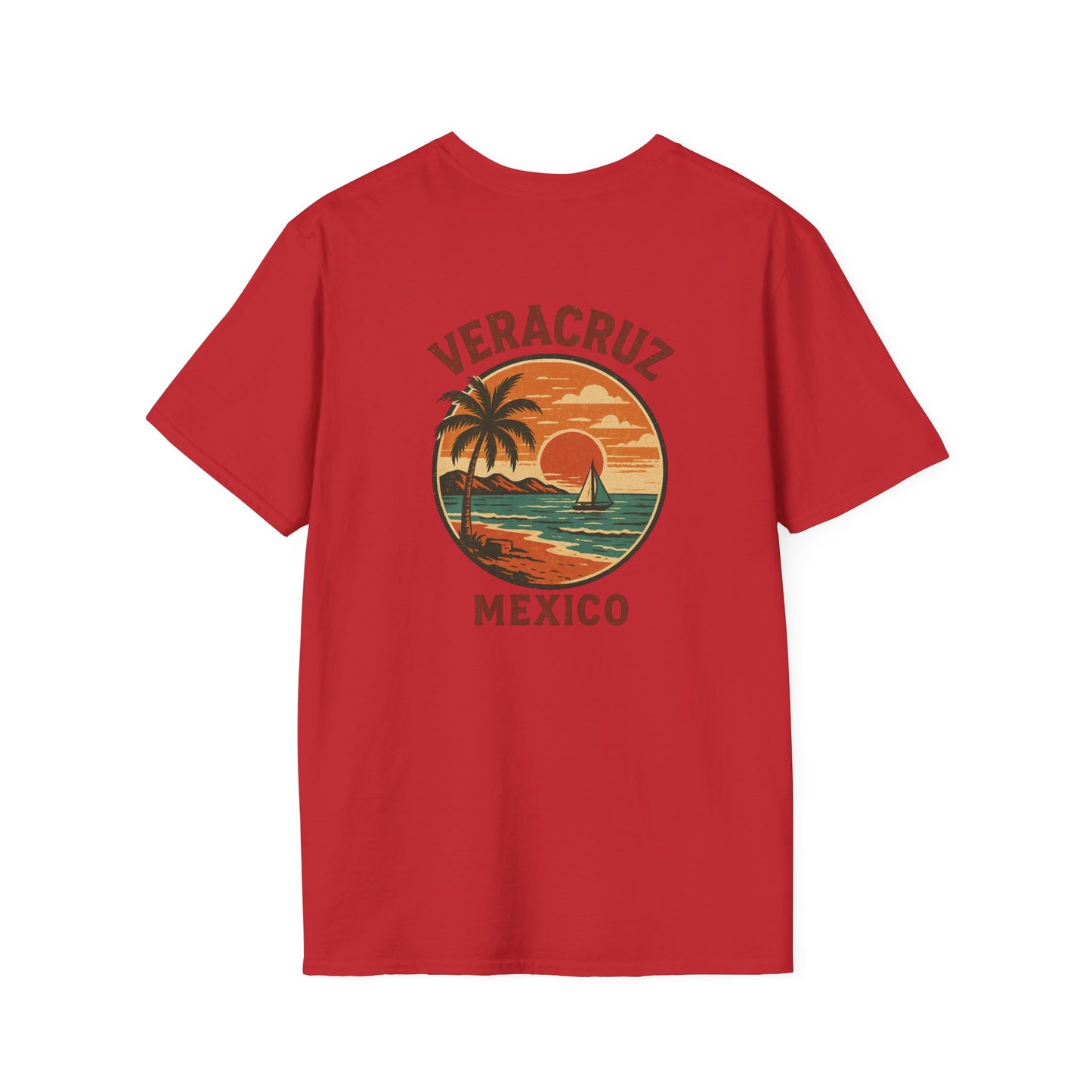 Veracruz Retro Coastline Tee Colored