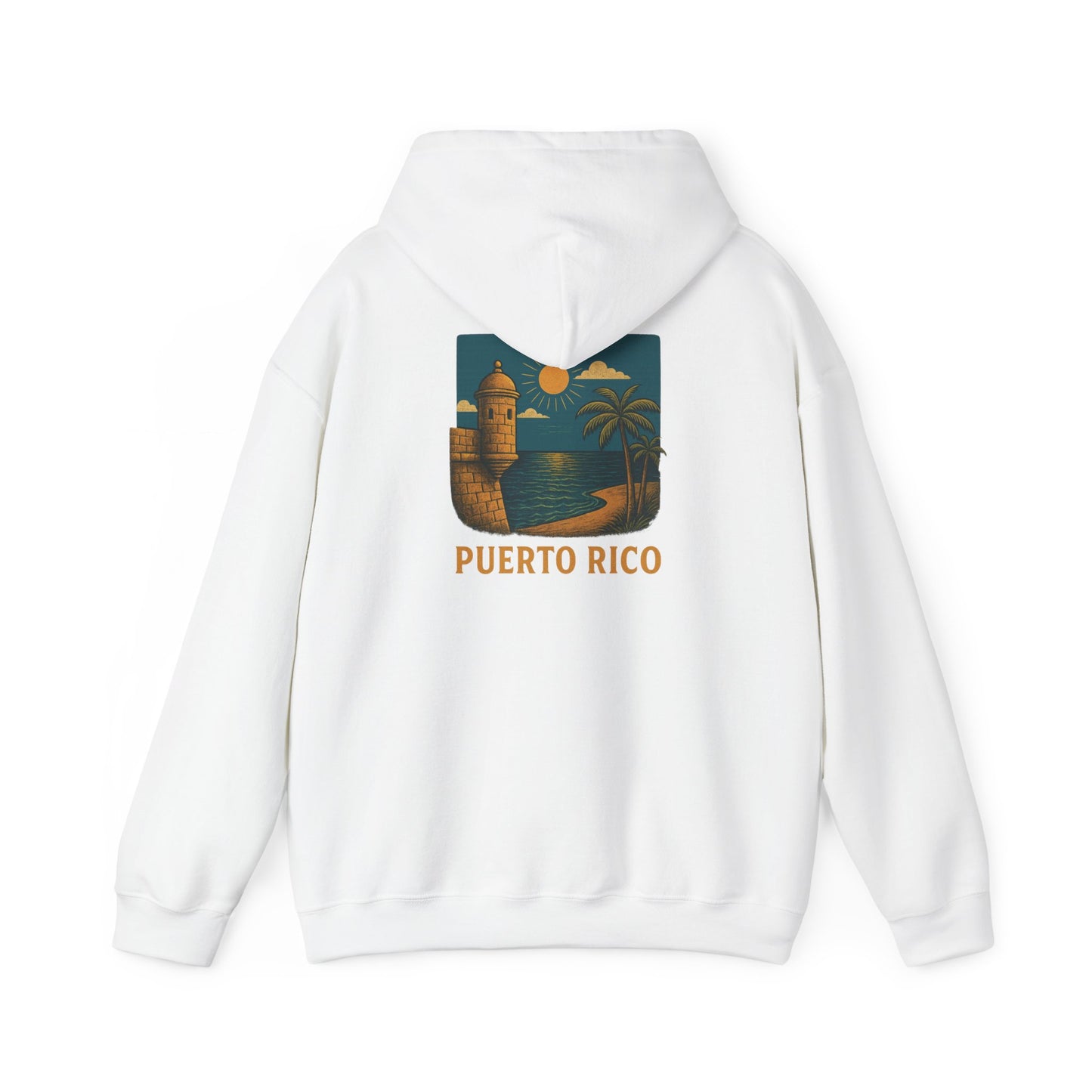 Puerto Rico Retro Sunset Hoodie