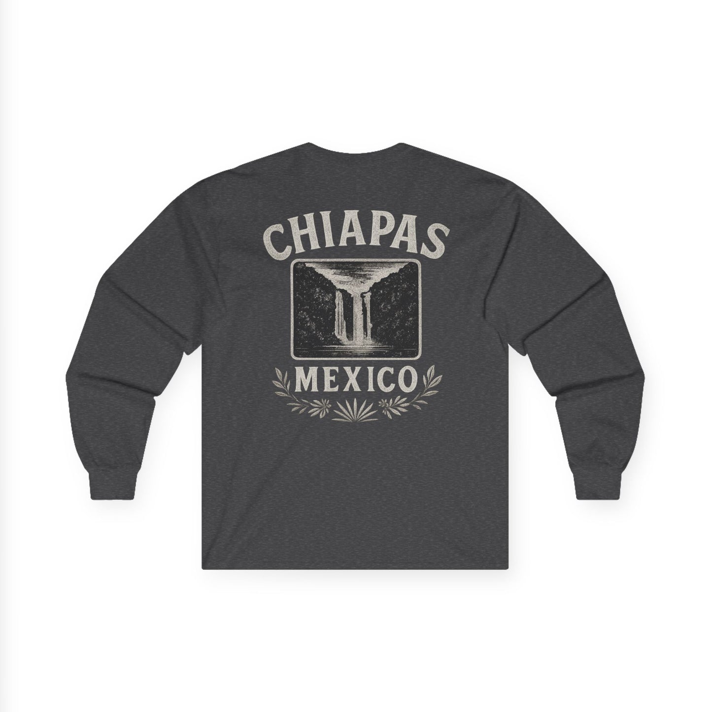 White Falls of Chiapas Long Sleeve Tee