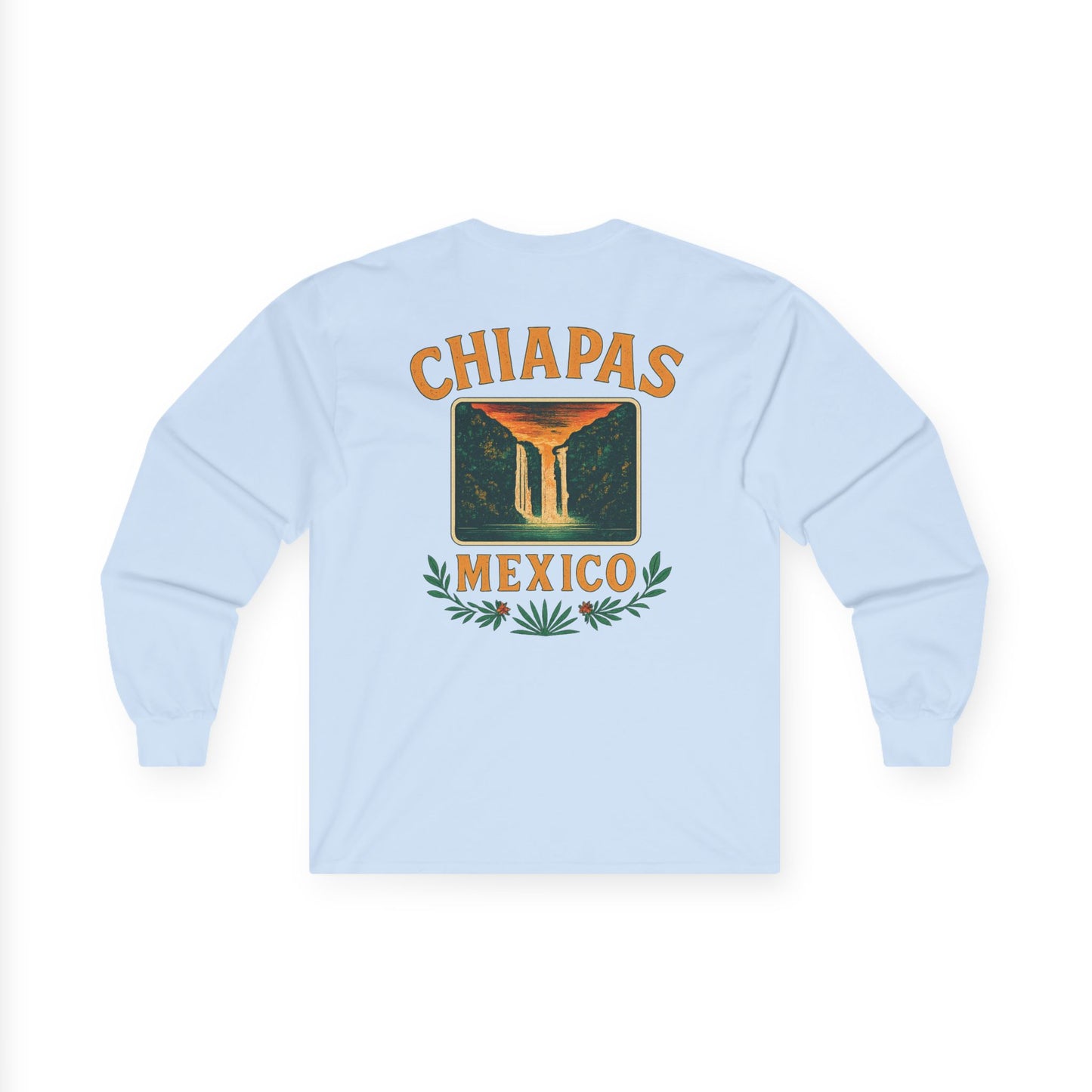 Retro Falls of Chiapas Long Sleeve Tee