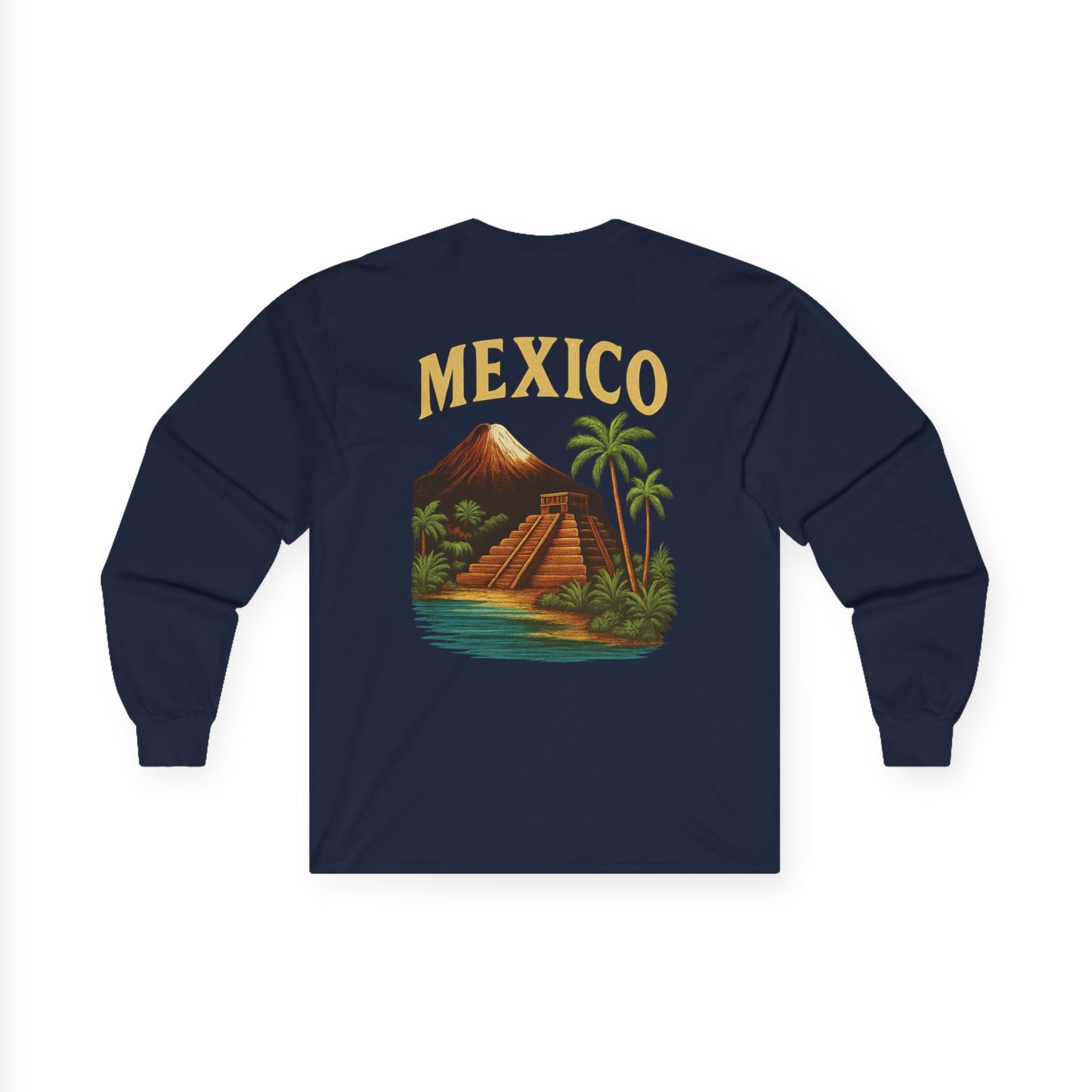 Echoes of México Retro Long Sleeve Tee