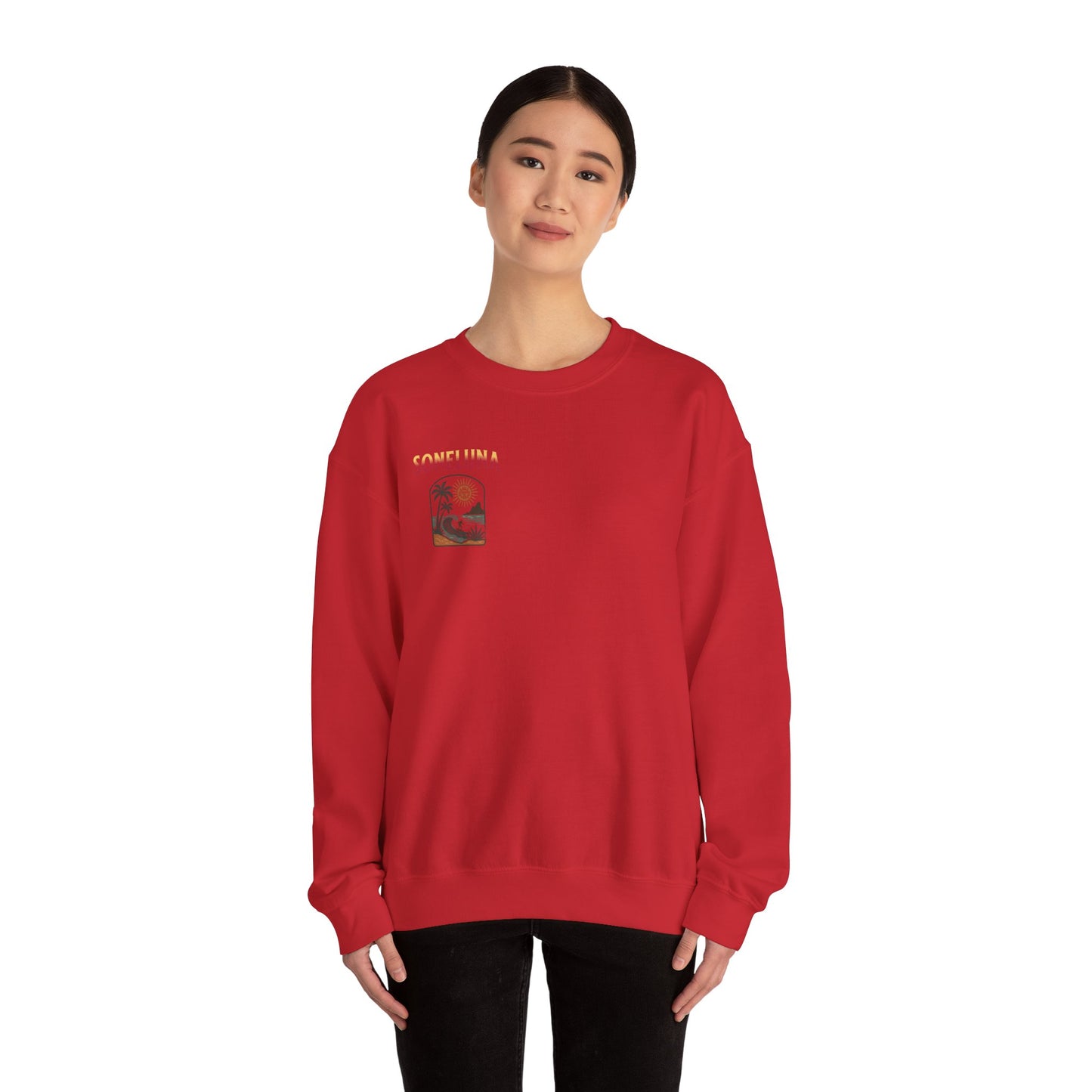 Veracruz Coastline Retro Sweatshirt Tee Colored