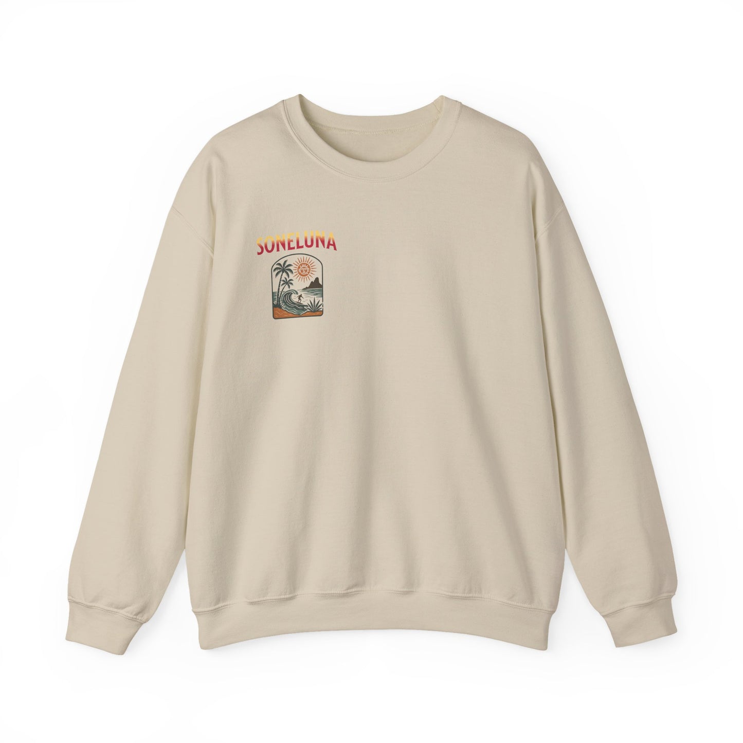 Veracruz Coastline Retro Sweatshirt Tee Colored