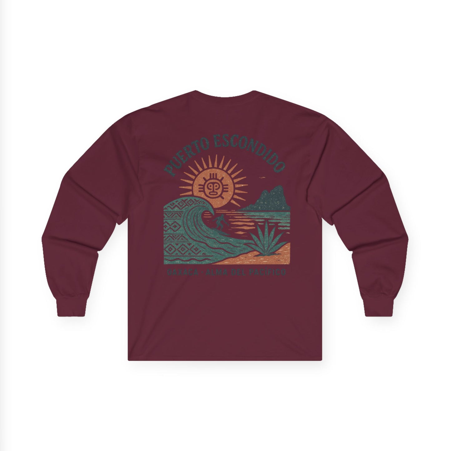 Escondido Retro Vibes Long Sleeve Tee Colored