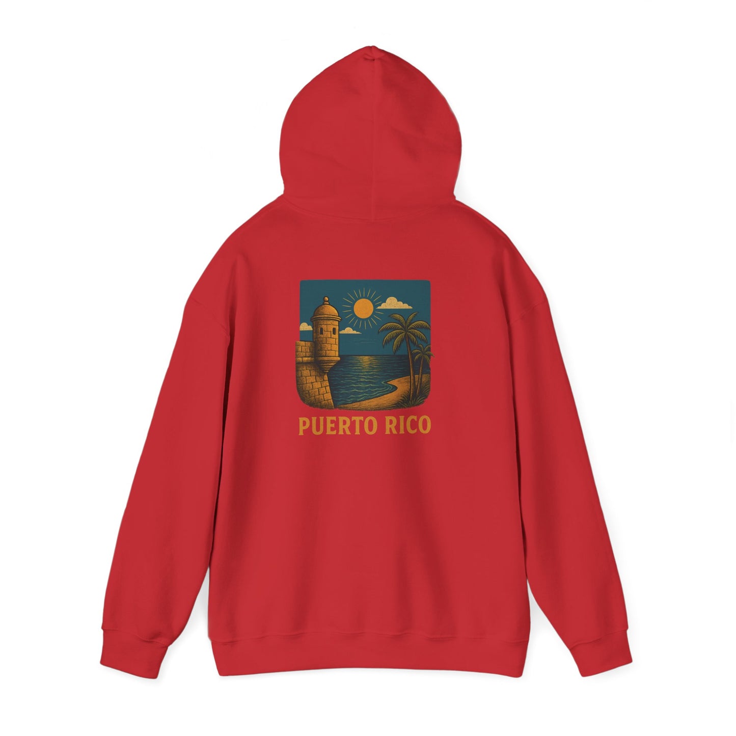 Puerto Rico Retro Sunset Hoodie