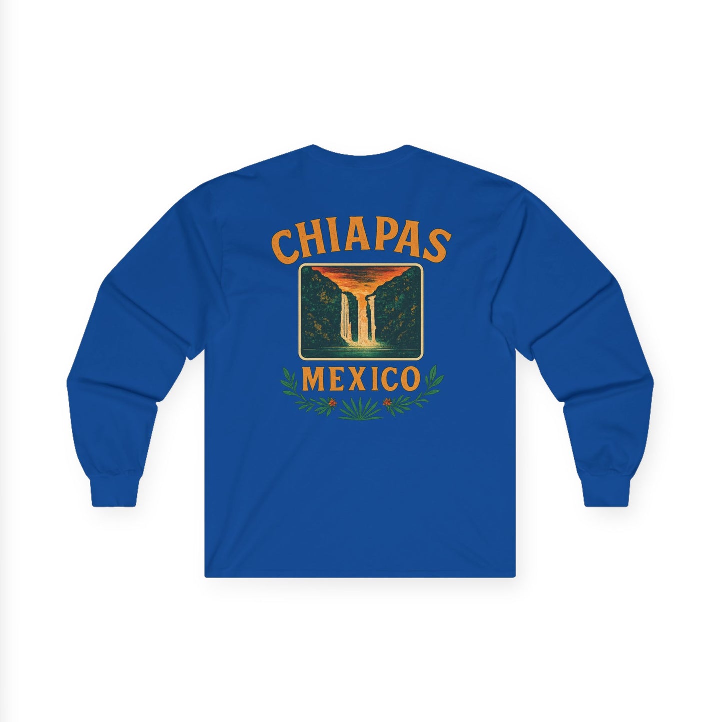 Retro Falls of Chiapas Long Sleeve Tee