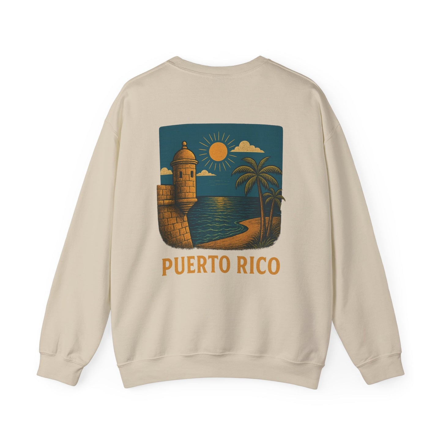 Puerto Rico Retro Sunset Sweatshirt
