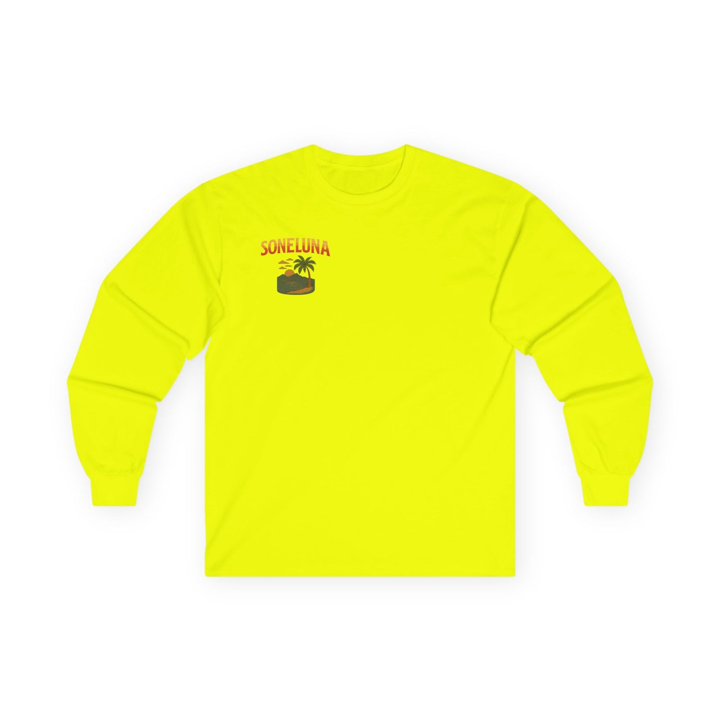 Puerto Rico Retro Sunset Long Sleeve Tee