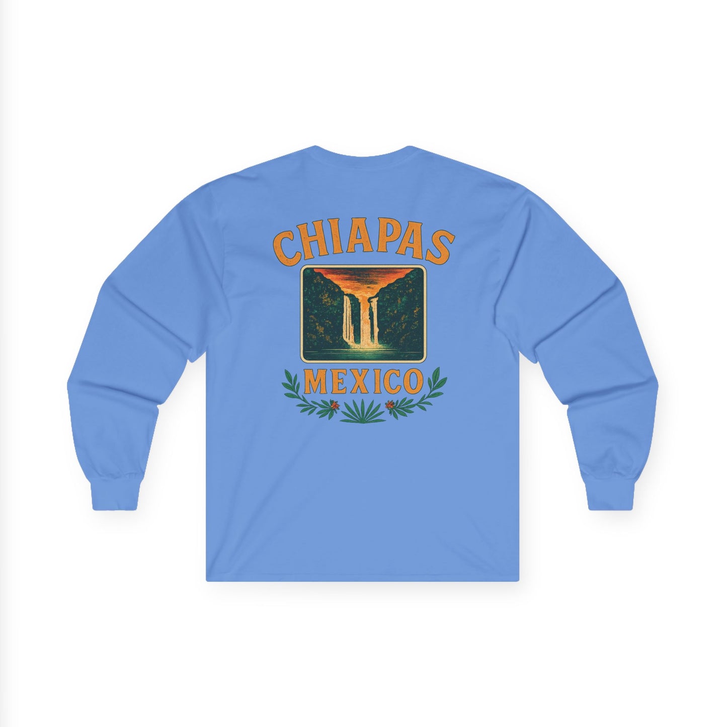 Retro Falls of Chiapas Long Sleeve Tee
