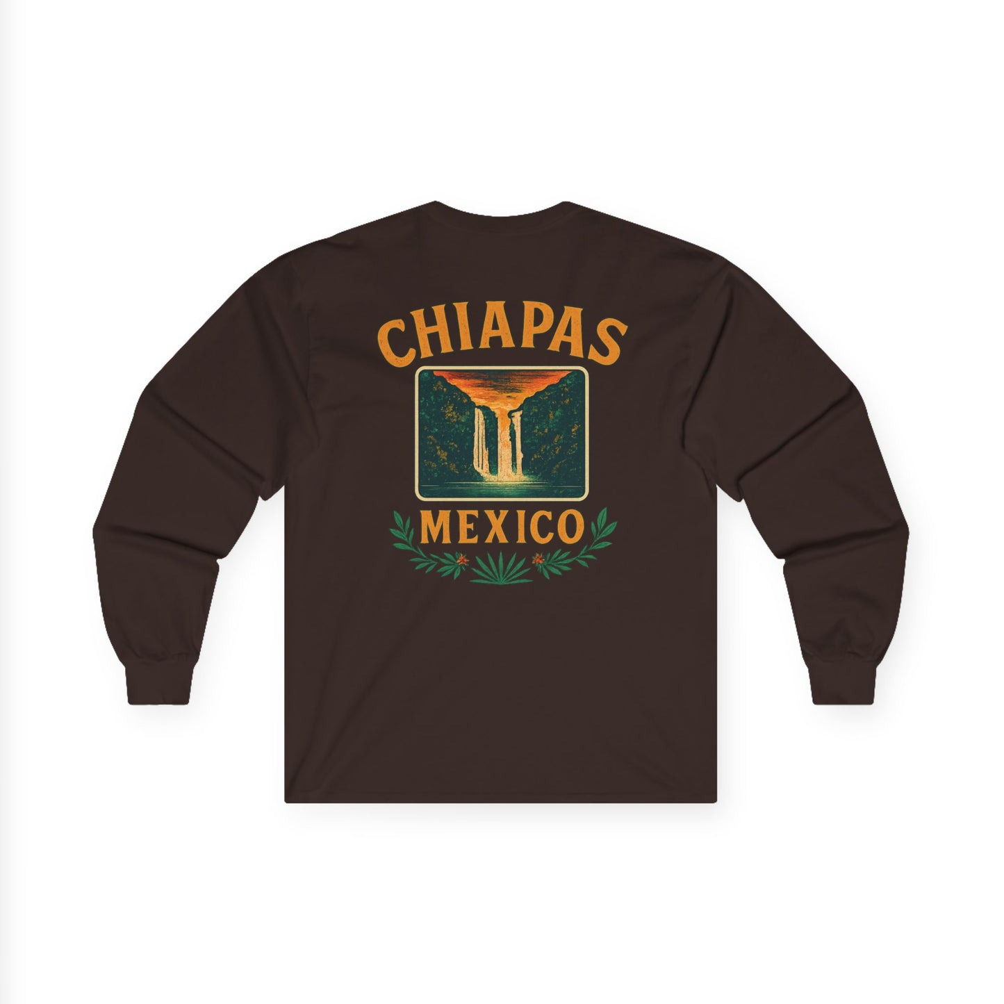 Retro Falls of Chiapas Long Sleeve Tee