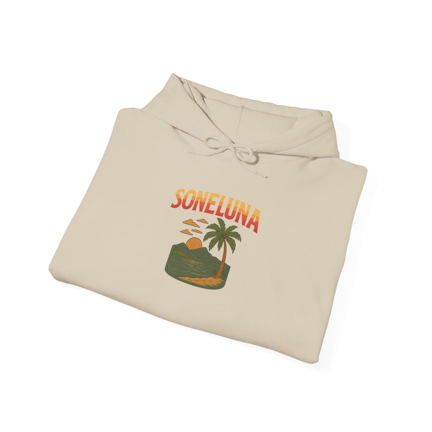 Puerto Rico Retro Sunset Hoodie