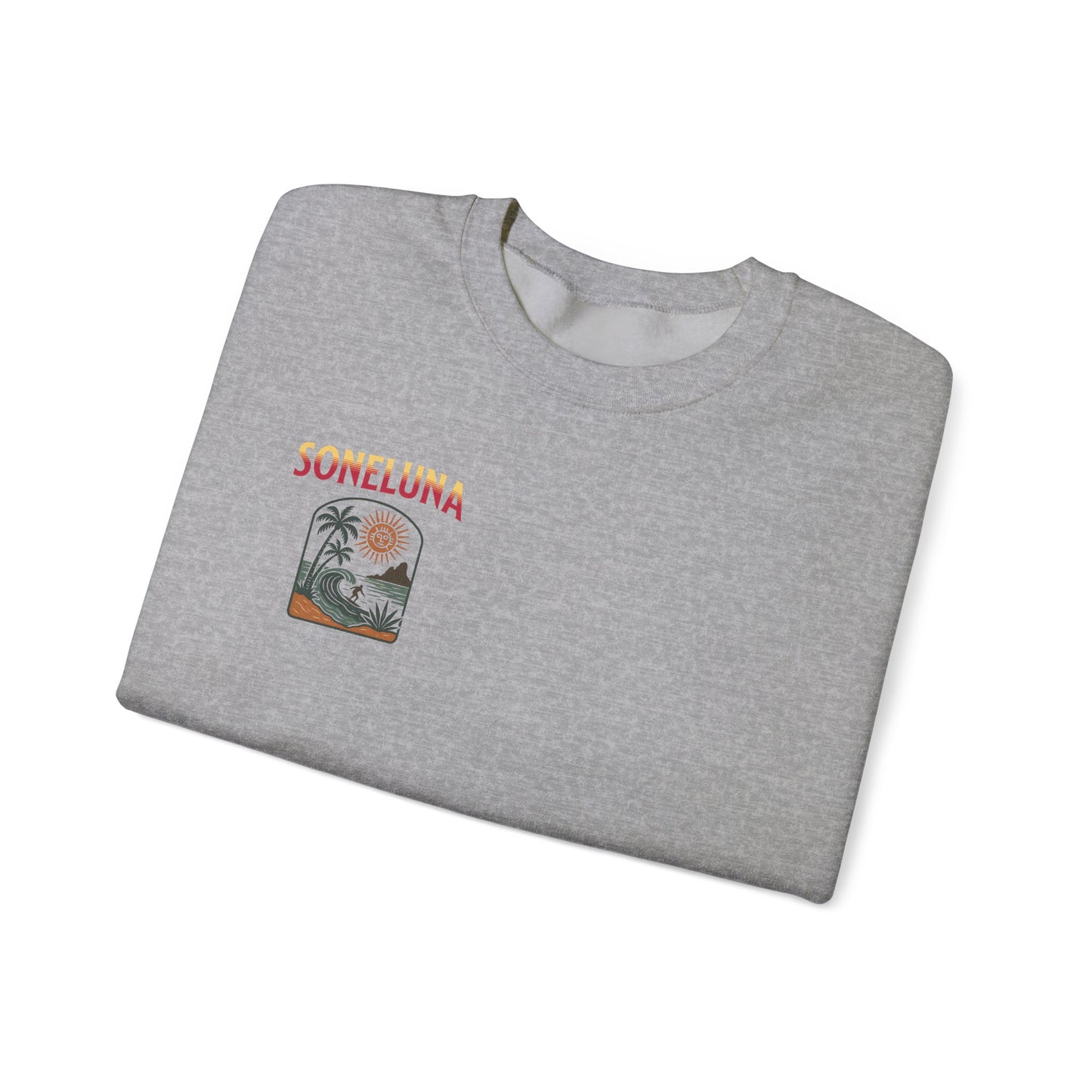 Veracruz Coastline Retro Sweatshirt Tee Colored