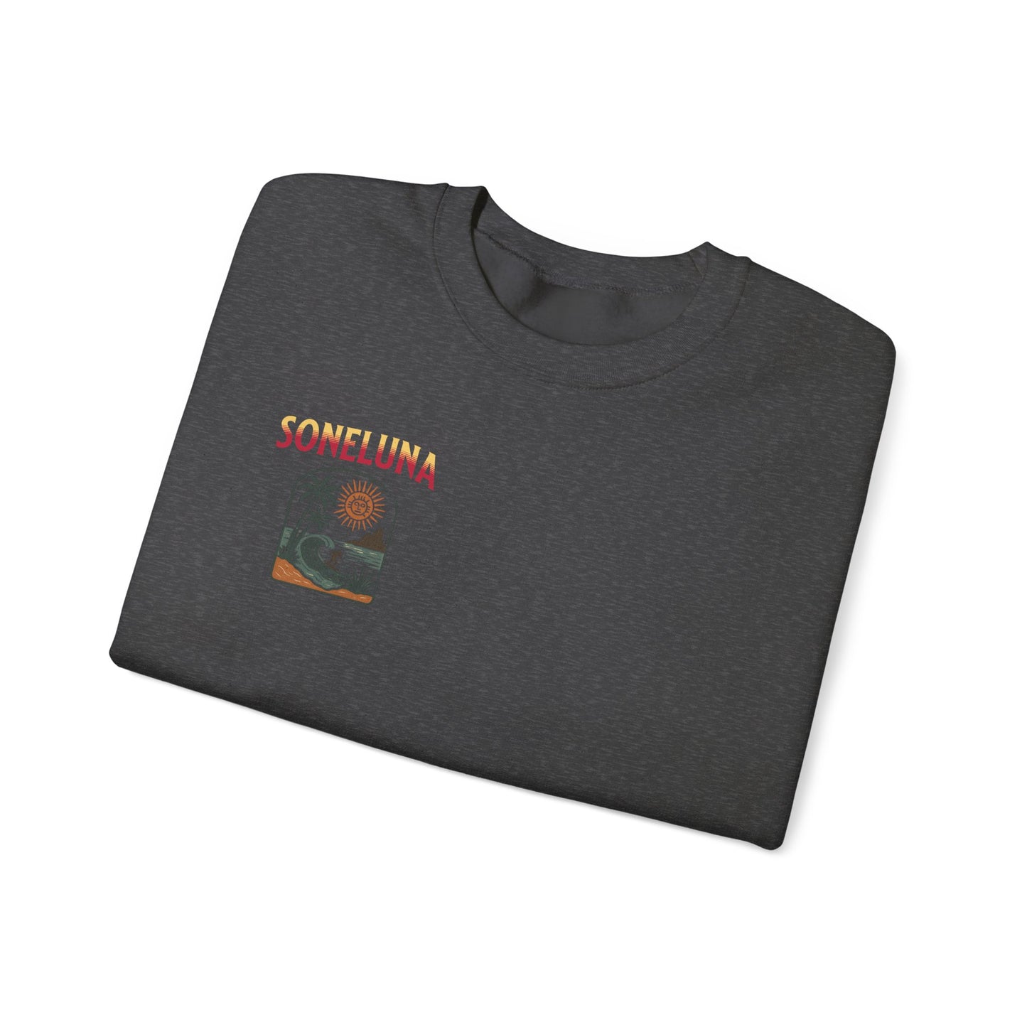 Veracruz Coastline Retro Sweatshirt Tee Colored