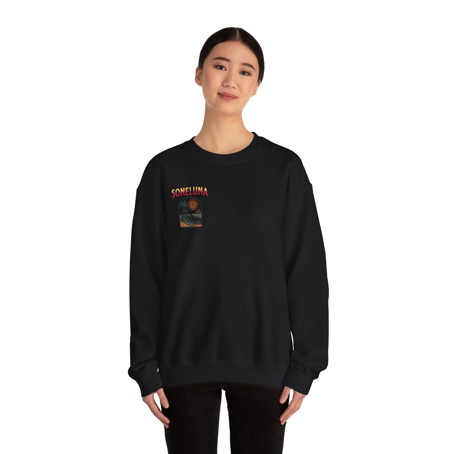 Veracruz Coastline Retro Sweatshirt Tee Colored