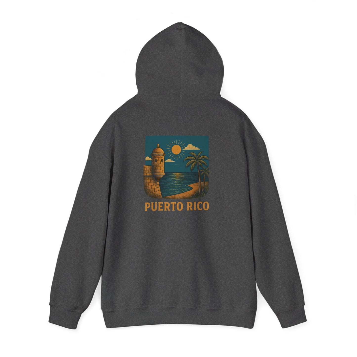 Puerto Rico Retro Sunset Hoodie