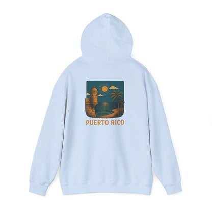 Puerto Rico Retro Sunset Hoodie