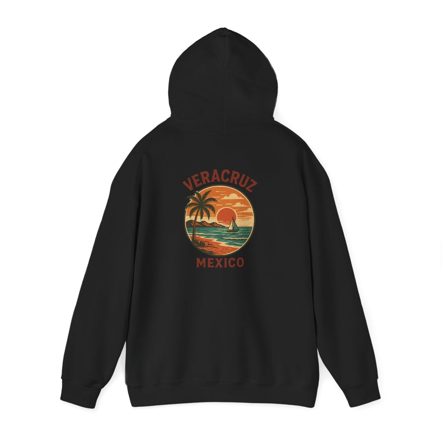 Veracruz Retro Coastline Hoodie Colored