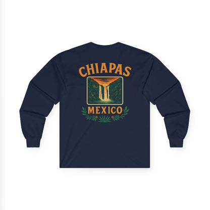 Retro Falls of Chiapas Long Sleeve Tee