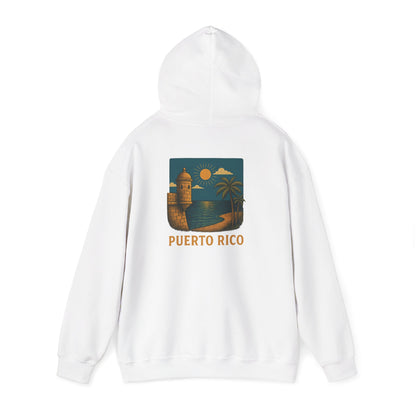 Puerto Rico Retro Sunset Hoodie