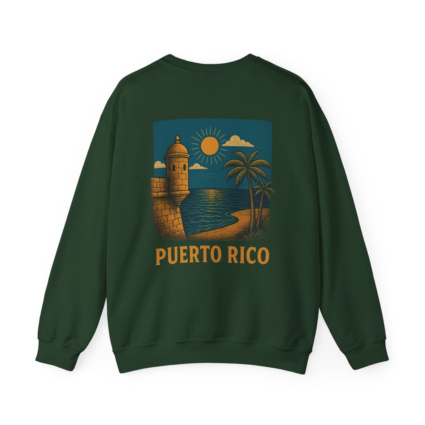 Puerto Rico Retro Sunset Sweatshirt