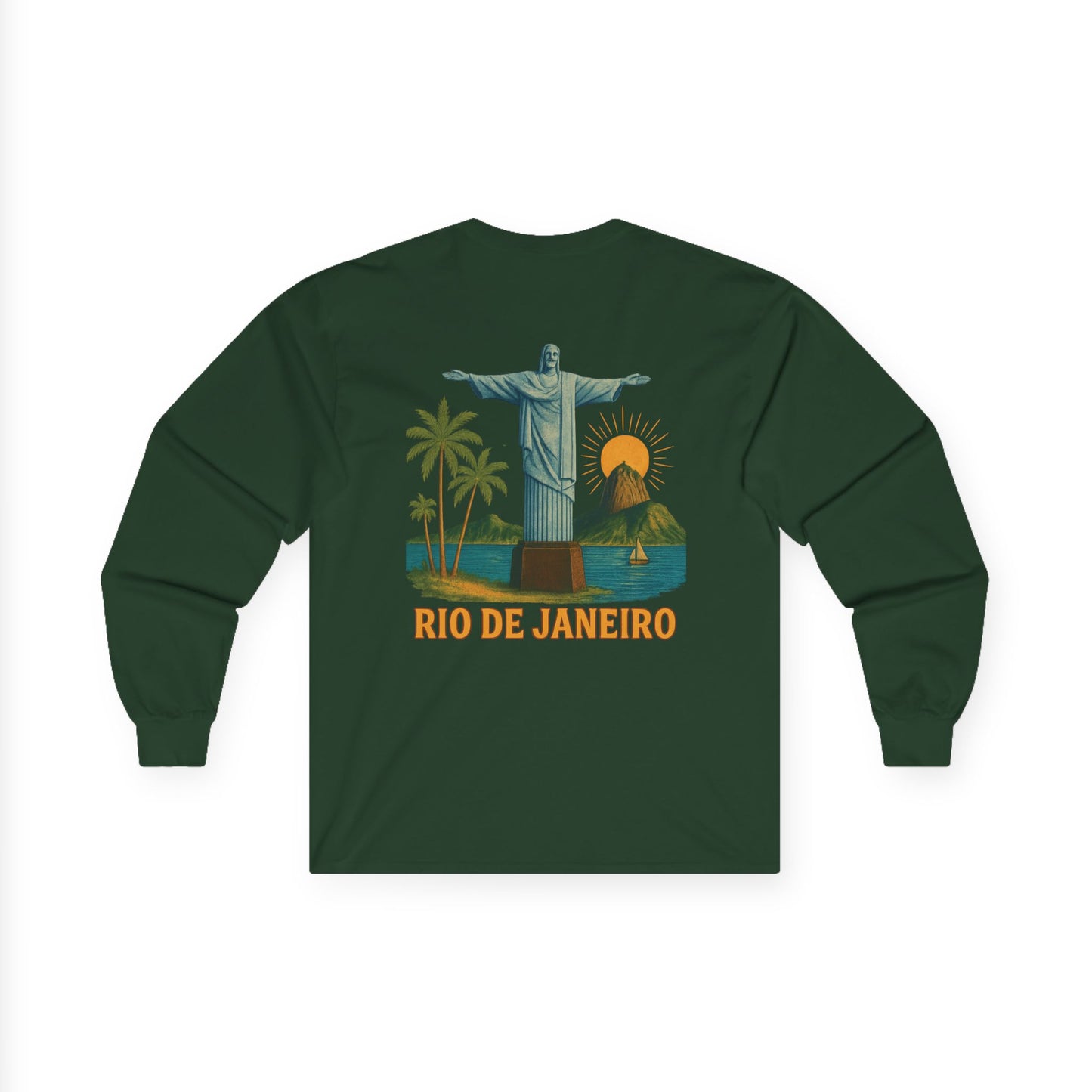 Rio Janeiro Retro Long Sleeve Tee