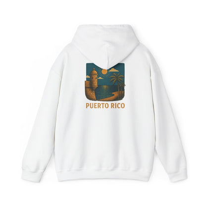 Puerto Rico Retro Sunset Hoodie