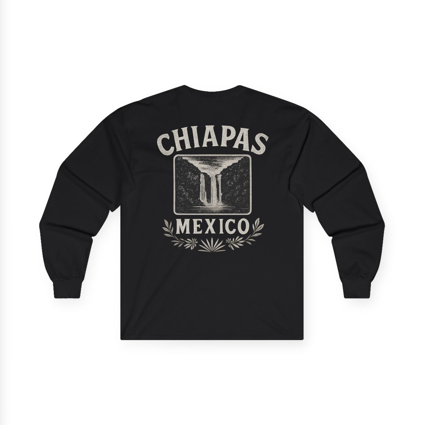 White Falls of Chiapas Long Sleeve Tee