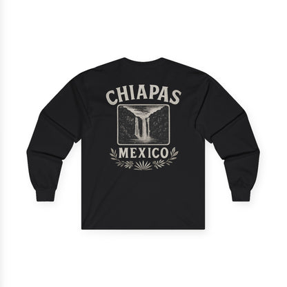 White Falls of Chiapas Long Sleeve Tee