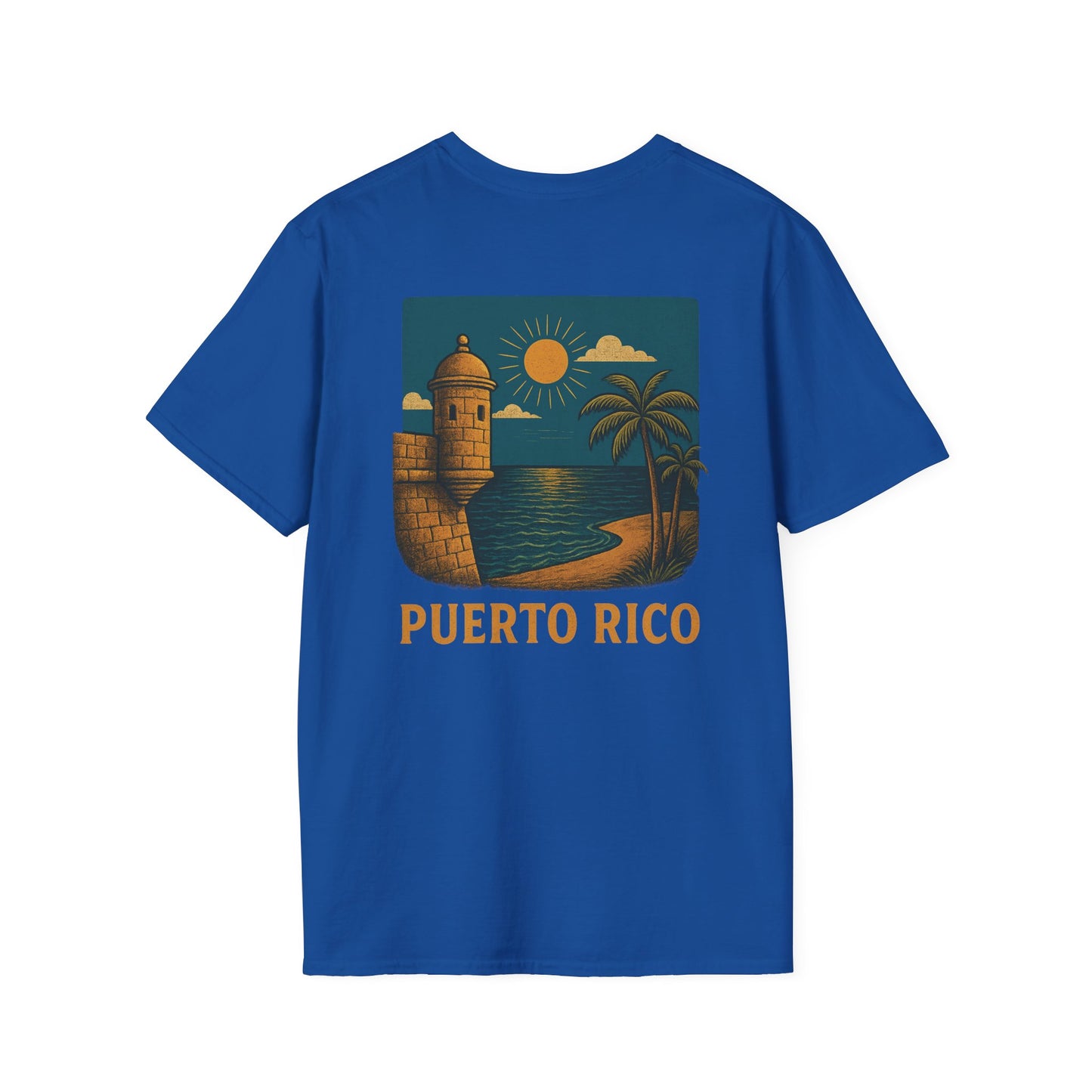 Puerto Rico Retro Sunset Short Sleeve Tee