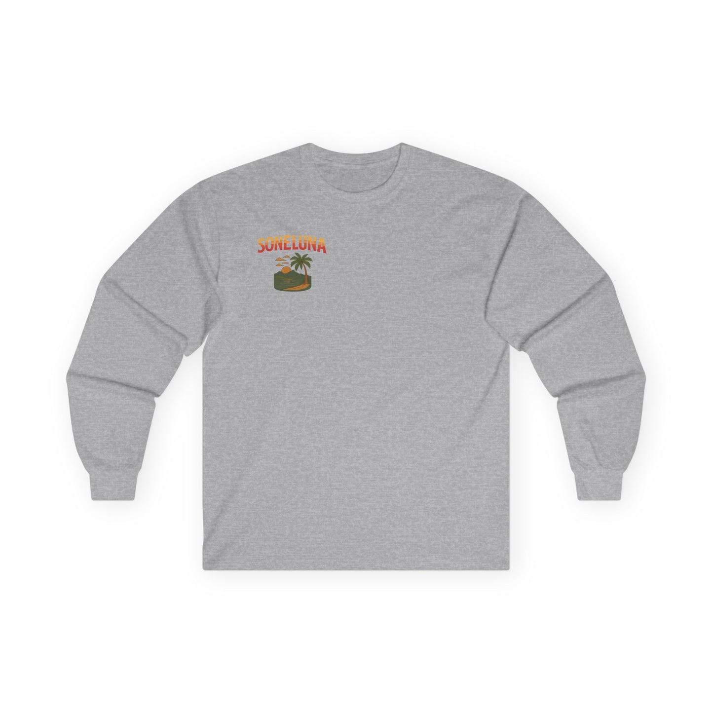 Puerto Rico Retro Sunset Long Sleeve Tee