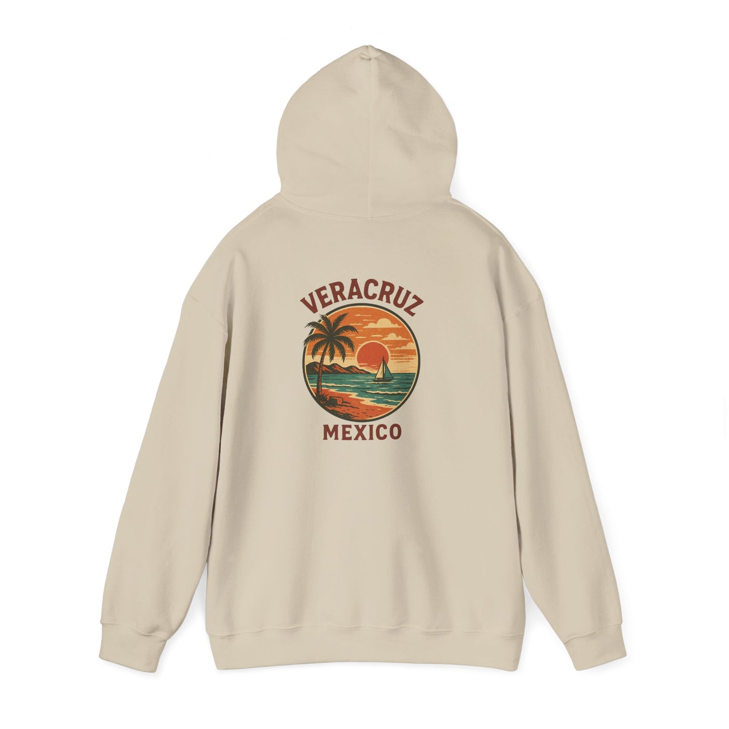 Veracruz Retro Coastline Hoodie Colored
