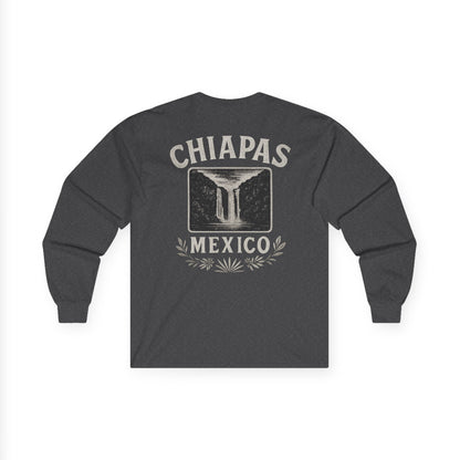 White Falls of Chiapas Long Sleeve Tee