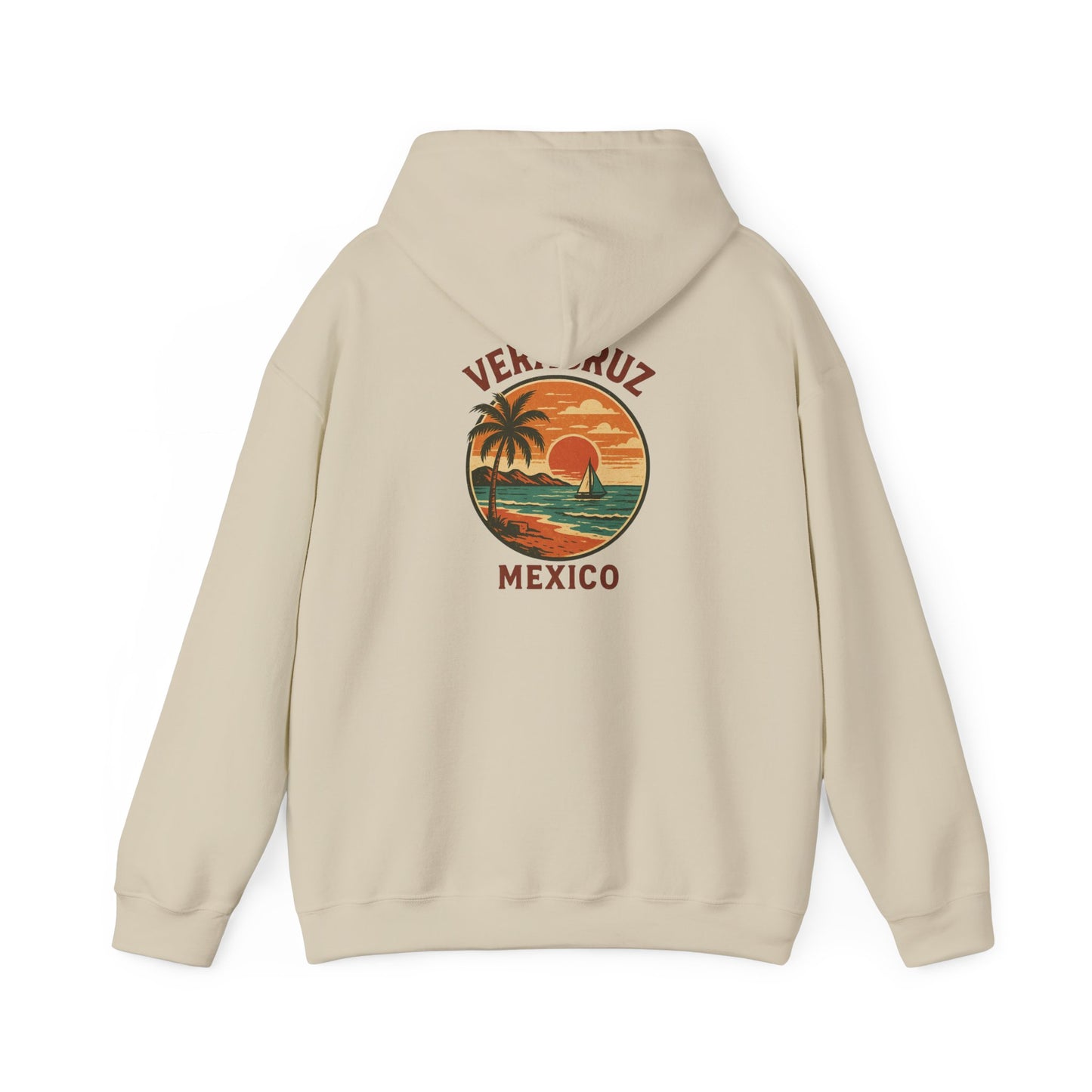 Veracruz Retro Coastline Hoodie Colored