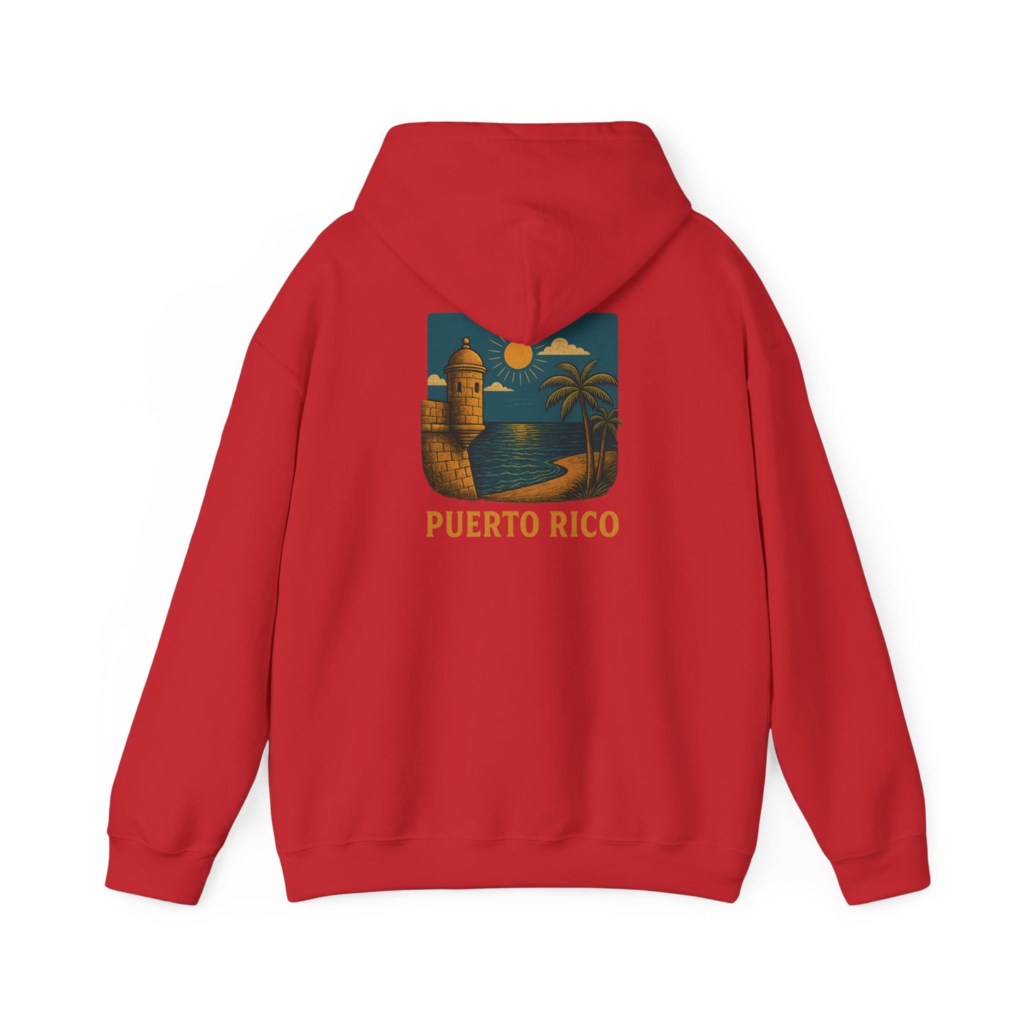 Puerto Rico Retro Sunset Hoodie