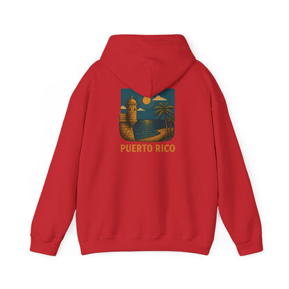 Puerto Rico Retro Sunset Hoodie