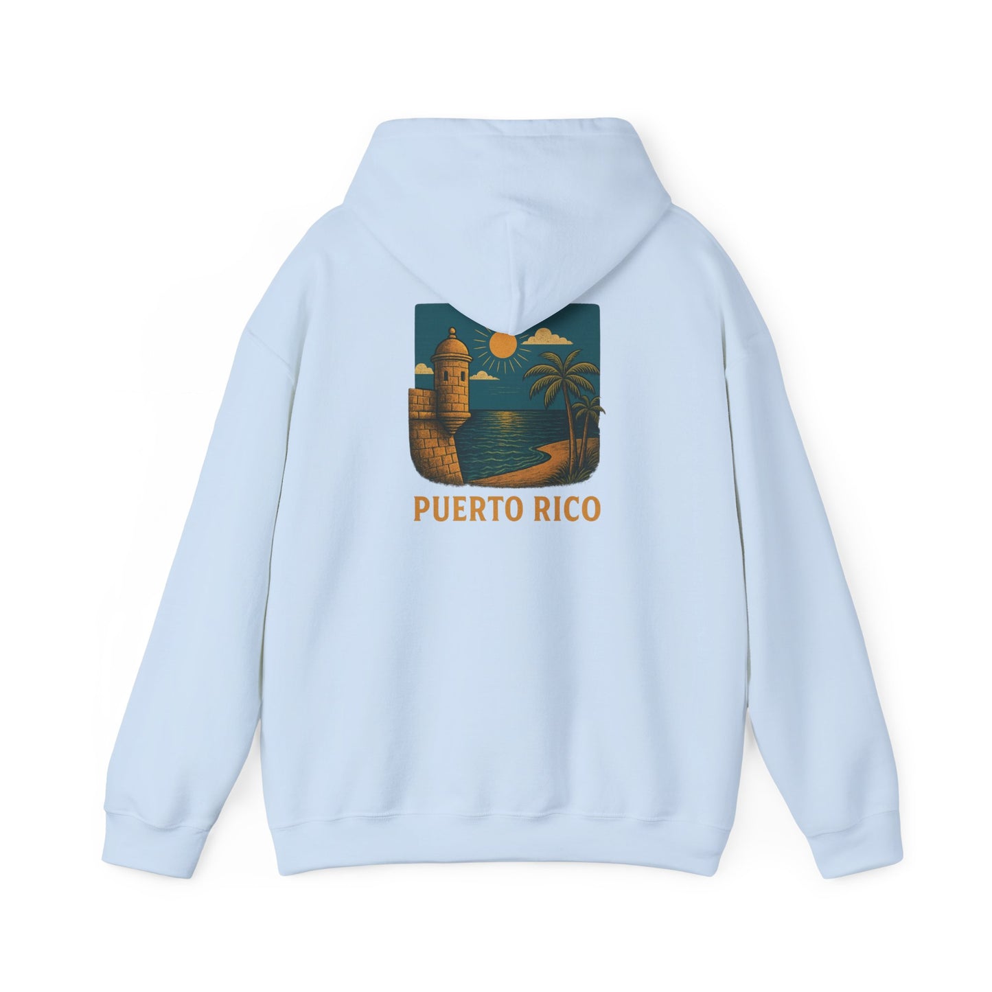 Puerto Rico Retro Sunset Hoodie