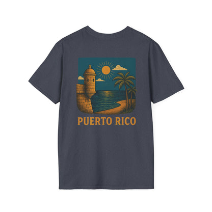 Puerto Rico Retro Sunset Short Sleeve Tee