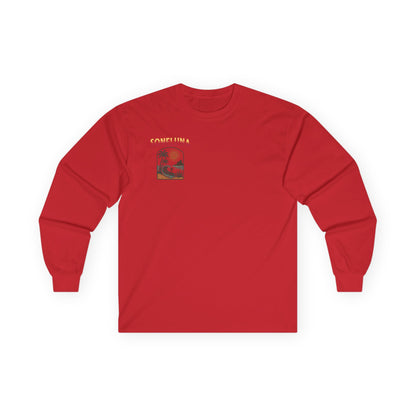 Veracruz Coastline Retro Long Sleeve Tee Colored