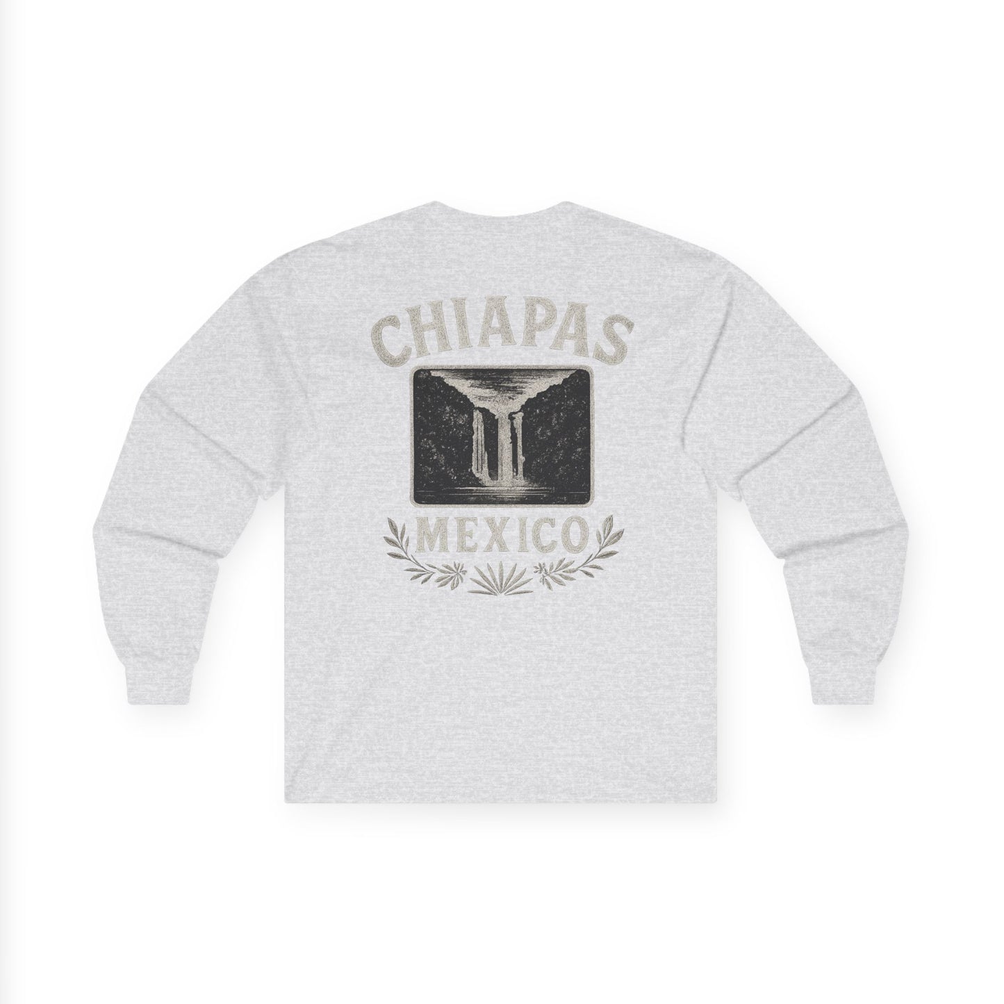 White Falls of Chiapas Long Sleeve Tee