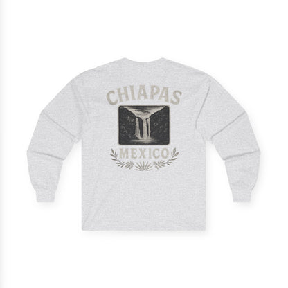 White Falls of Chiapas Long Sleeve Tee
