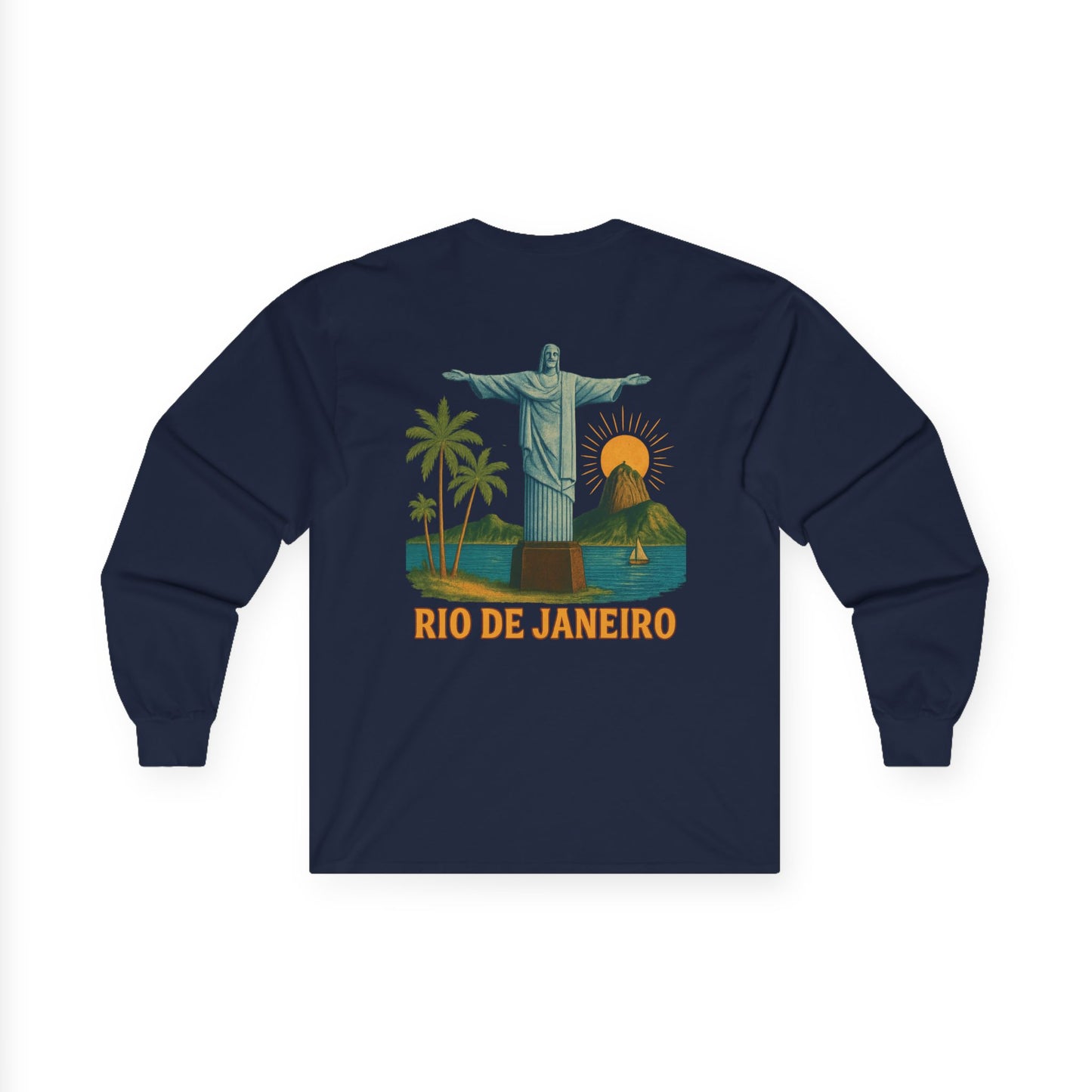 Rio Janeiro Retro Long Sleeve Tee