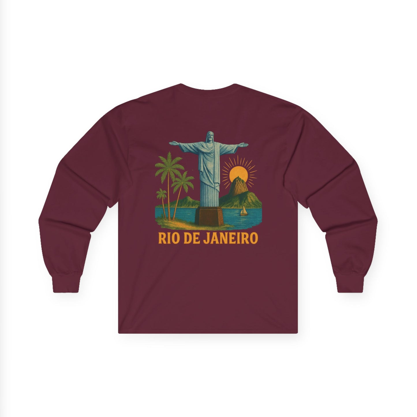 Rio Janeiro Retro Long Sleeve Tee