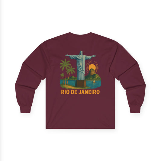 Rio Janeiro Retro Long Sleeve Tee
