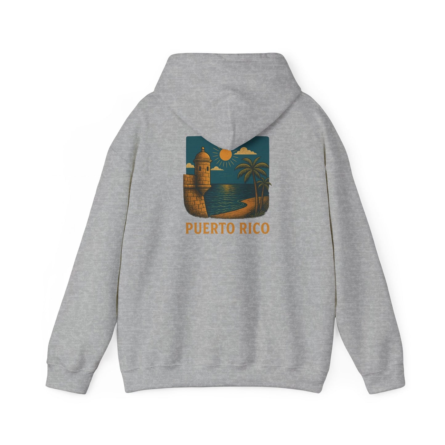 Puerto Rico Retro Sunset Hoodie