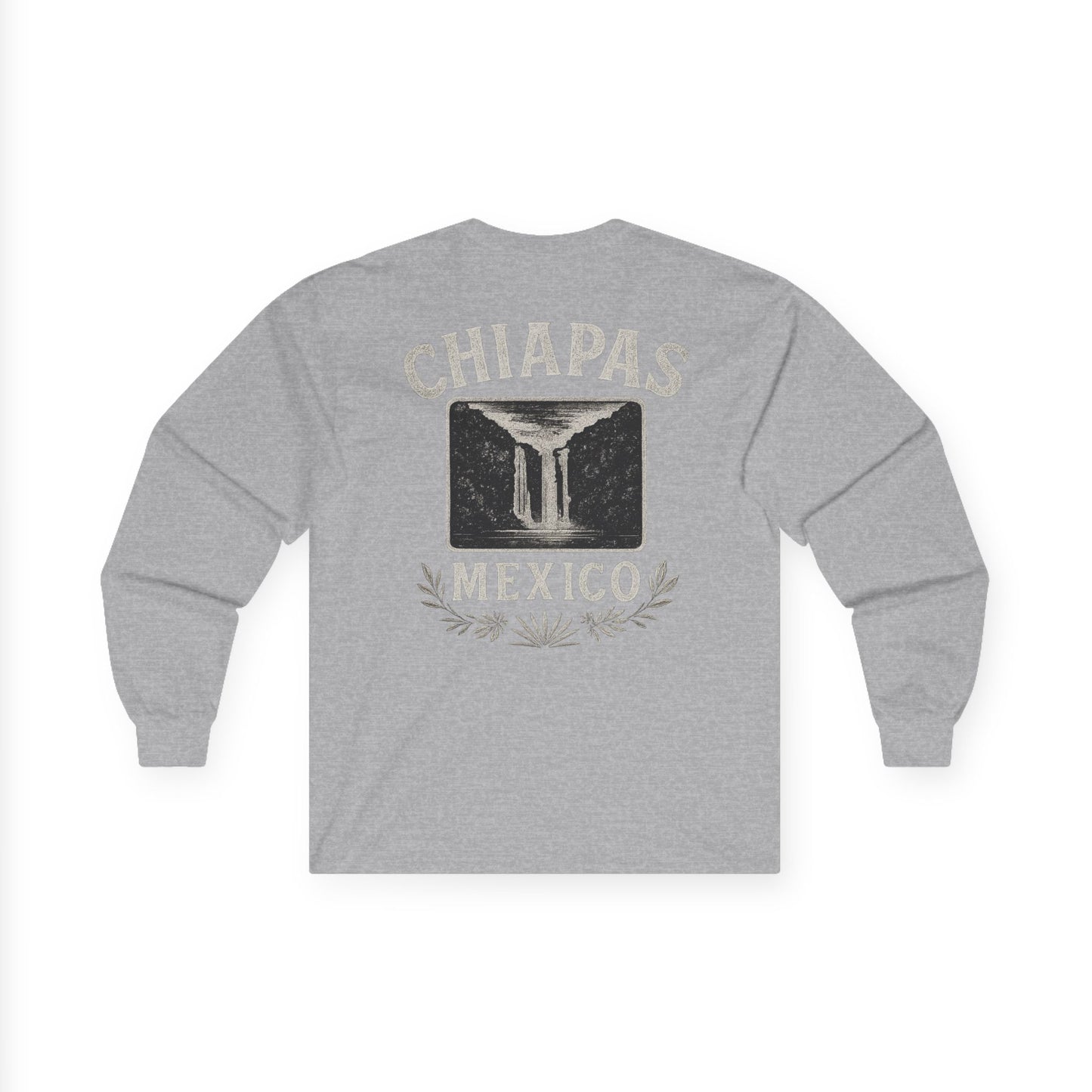 White Falls of Chiapas Long Sleeve Tee