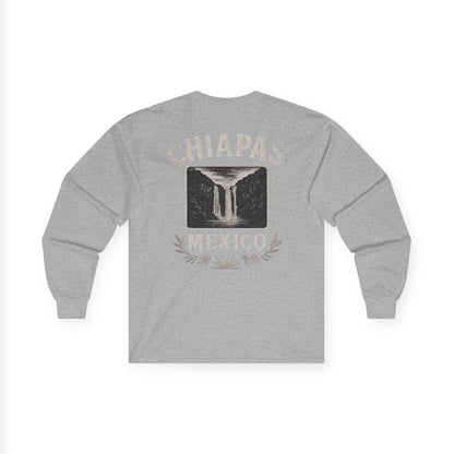 White Falls of Chiapas Long Sleeve Tee