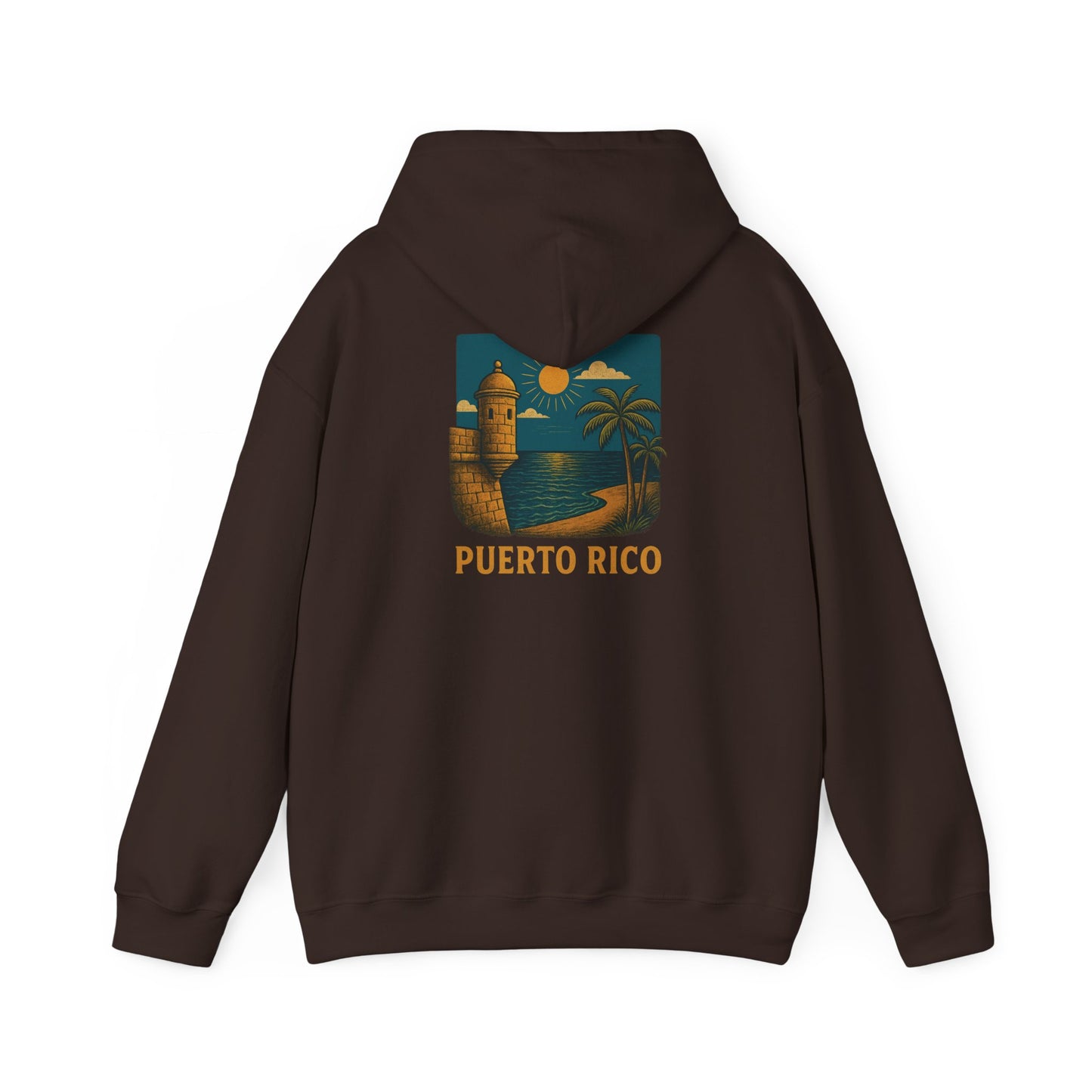 Puerto Rico Retro Sunset Hoodie