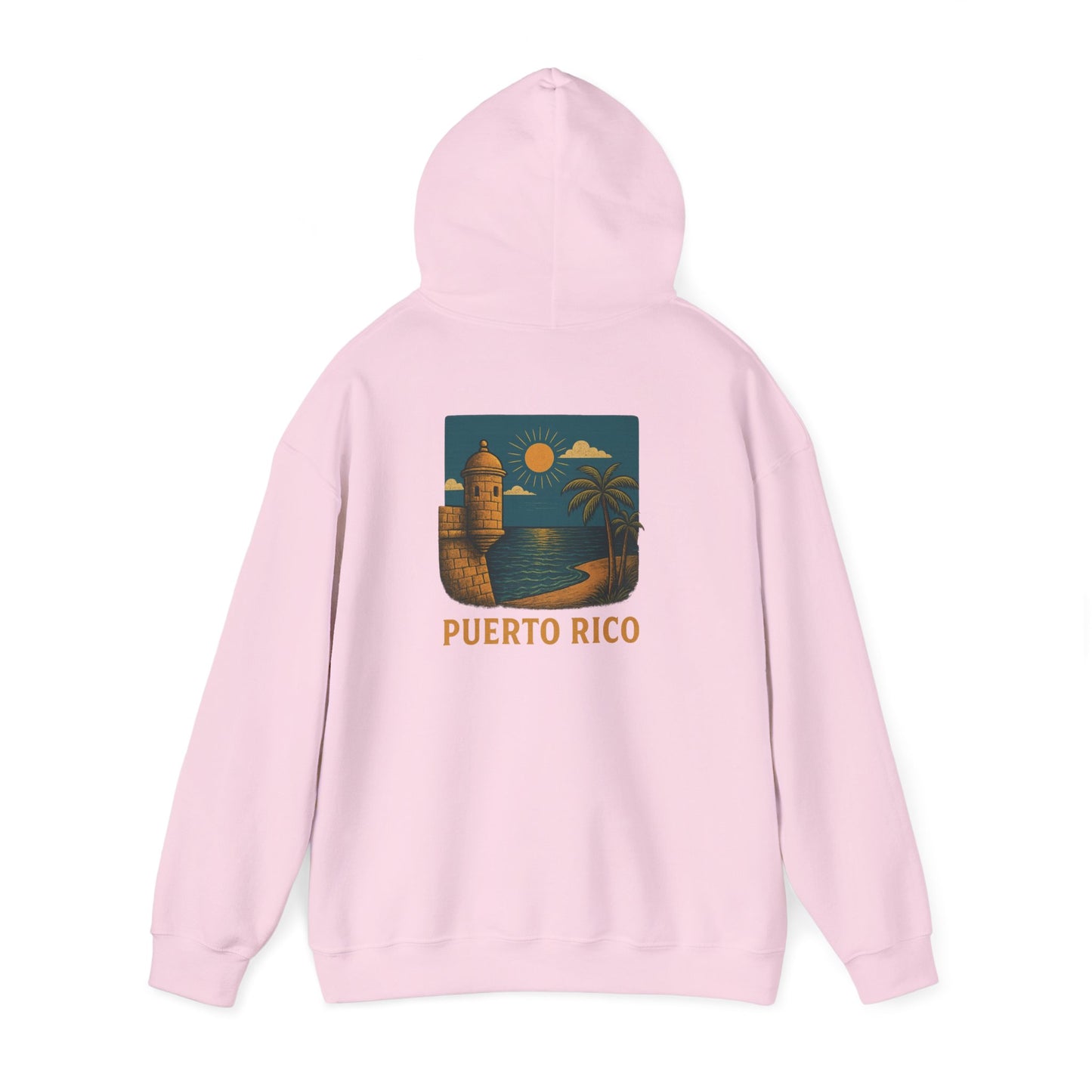 Puerto Rico Retro Sunset Hoodie