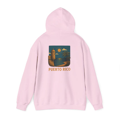 Puerto Rico Retro Sunset Hoodie